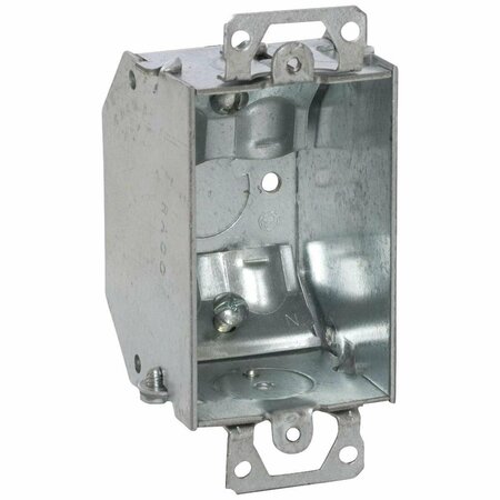 SOUTHWIRE Electrical Box, Wall Box, 1 Gangs, Steel G601BVR-UPC
